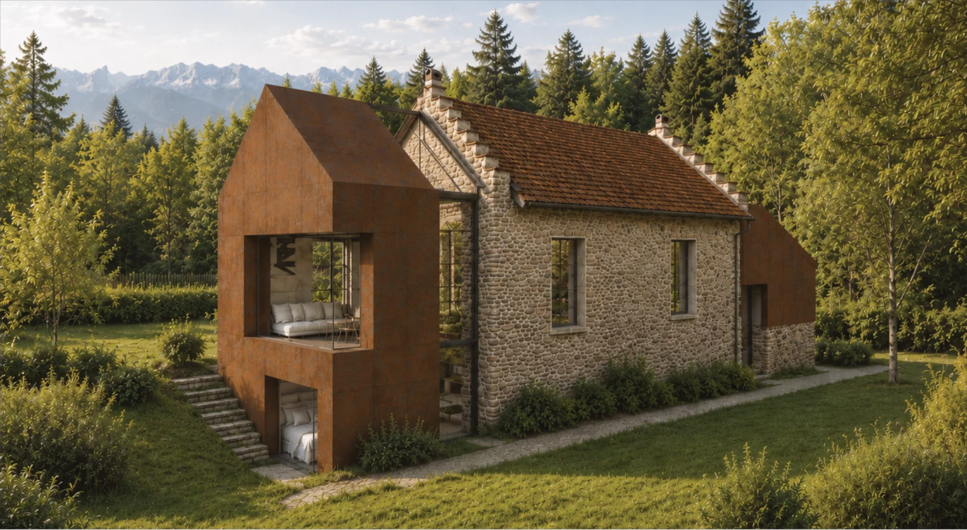 Extension moderne 